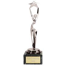 Silver Victory Star Figure Trophy FG353Q